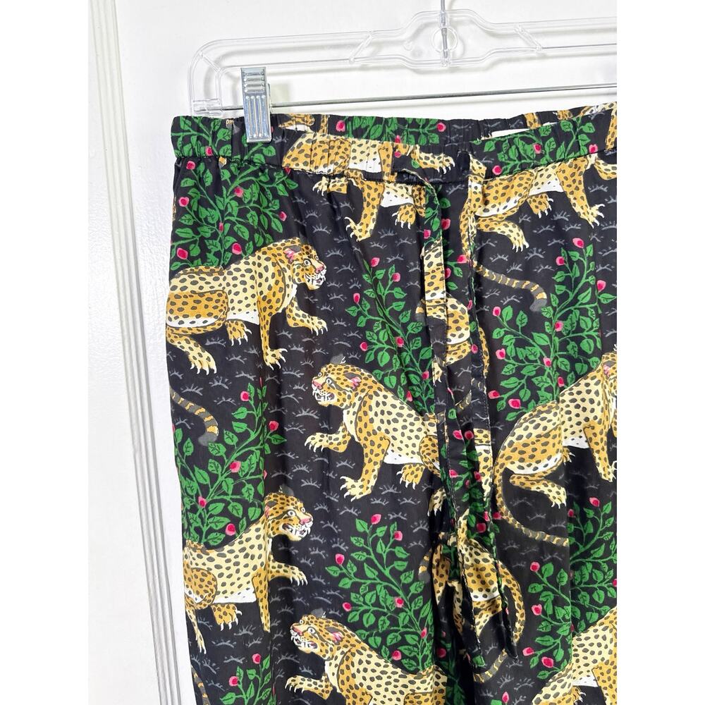 Printfresh Bagheera Pajama Set Shirt and Pants Organic Cotton Leopard Medium - Picture 8 of 16